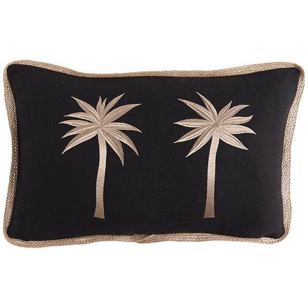 Marigold Palm 30x50 - 100% Cotton Embroidered Decor Discover the Marigold Palm 30x50, featuring 100% cotton, embroidered details, and jute rope edging for a unique touch to your home decor.
