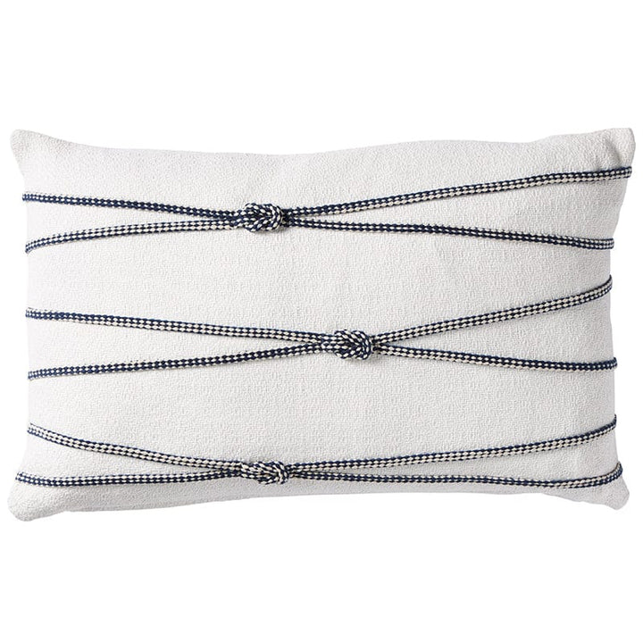Santorini Rope 30x50 - Premium Cotton Design Shop the Santorini Rope 30x50 featuring 100% cotton with navy rope detailing and knife edge for a stunning addition to your decor.
