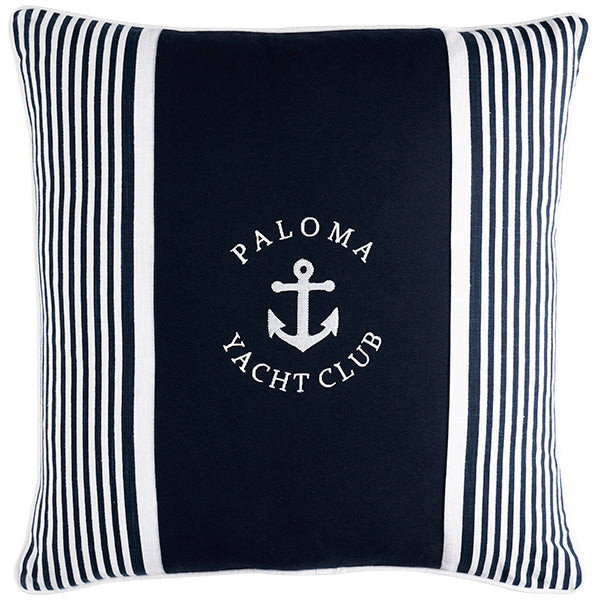 Paloma Yacht Club 55x55 - 100% Cotton Design Discover the Paloma Yacht Club 55x55, crafted from 100% cotton with exquisite prints and embroidery for elegant decor.