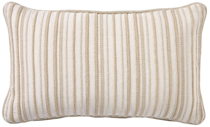 Alpina Stripes 30x50 - Handwoven Cotton Decor Discover Alpina Stripes 30x50 made of 100% handwoven cotton with exquisite embroidery, applique, and piping.