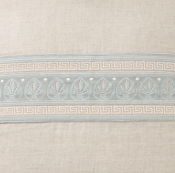 Athena Linen Palm 50x50 - Premium Cushion Shop the Athena Linen Palm 50x50, featuring 100% linen and cotton velvet applique for a luxurious touch in any space.