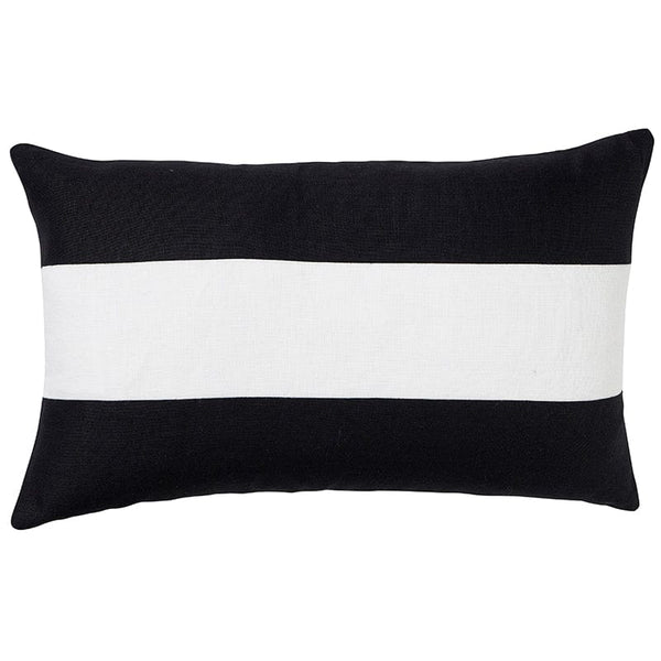 Linen Stripe Black 30x50