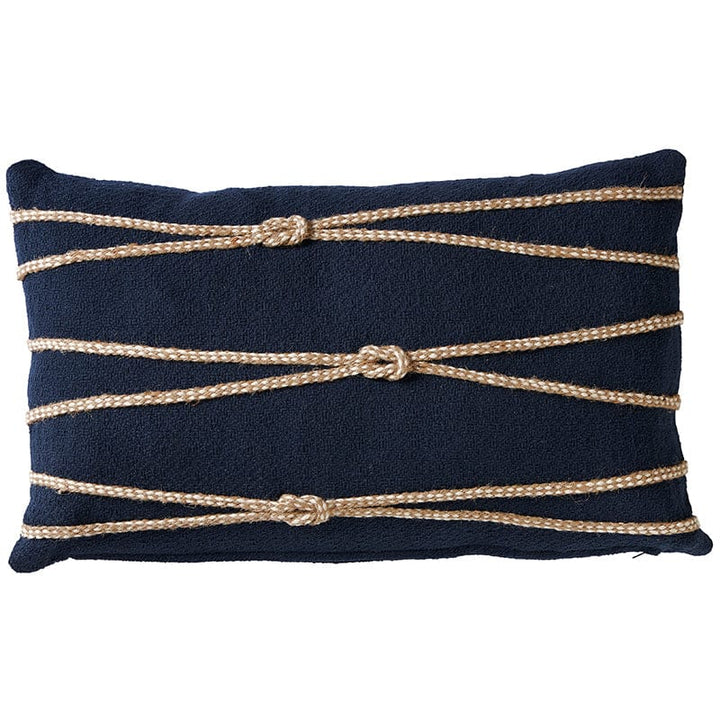 Newport Rope 30x50 - Premium Navy Cotton Discover the Newport Rope 30x50, made from 100% Navy Cotton with elegant rope detailing and classic knife edge design.