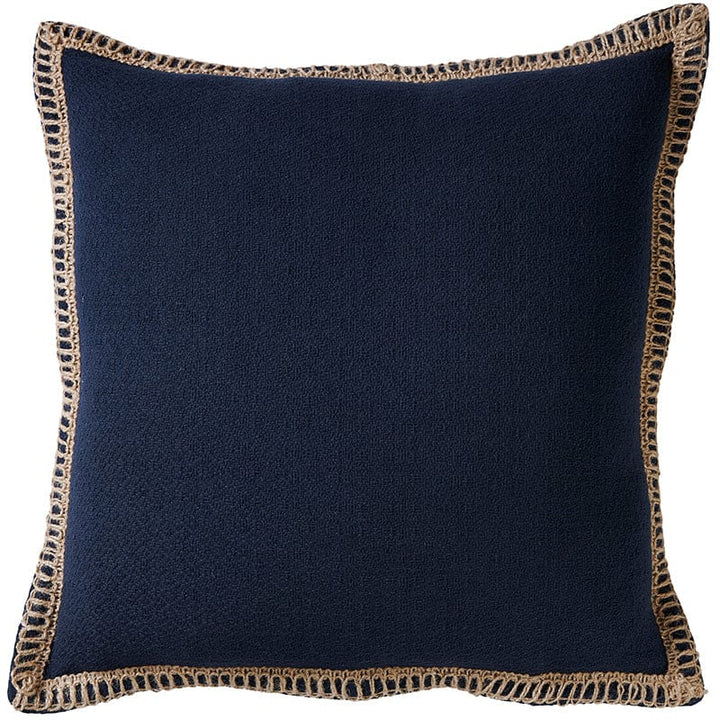 Newport Navy 50x50 - 100% Cotton with Rope Edging Discover the Newport Navy 50x50, crafted from 100% Navy Cotton with stylish rope style edging.