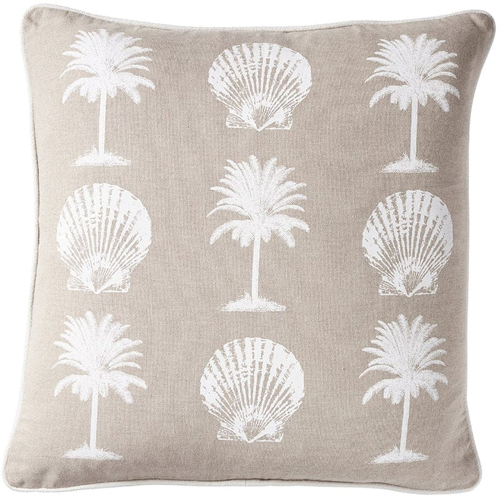 Shellona 50x50 - 100% Sand Cotton Chambray Discover Shellona 50x50, crafted from 100% sand cotton chambray with exquisite embroidery for a touch of elegance.