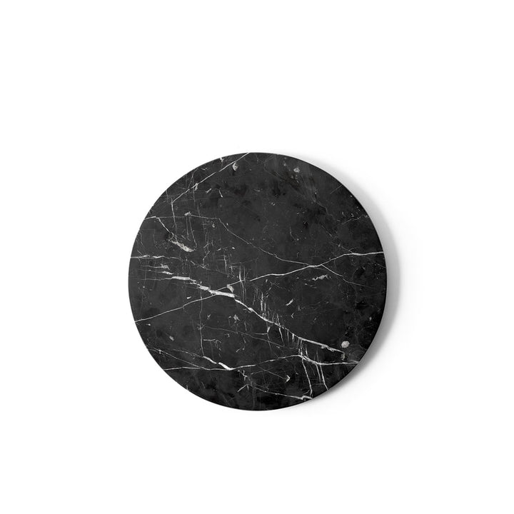 Androgyne Side Tabletop Dia. 42 cm (for Side Table 40 cm), Nero Marquina Marble