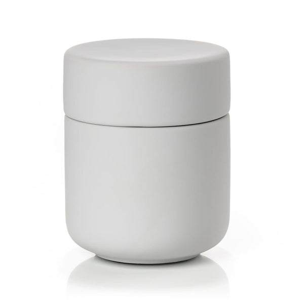 Ume Container/Jar with Lid, H10cm, Soft Grey