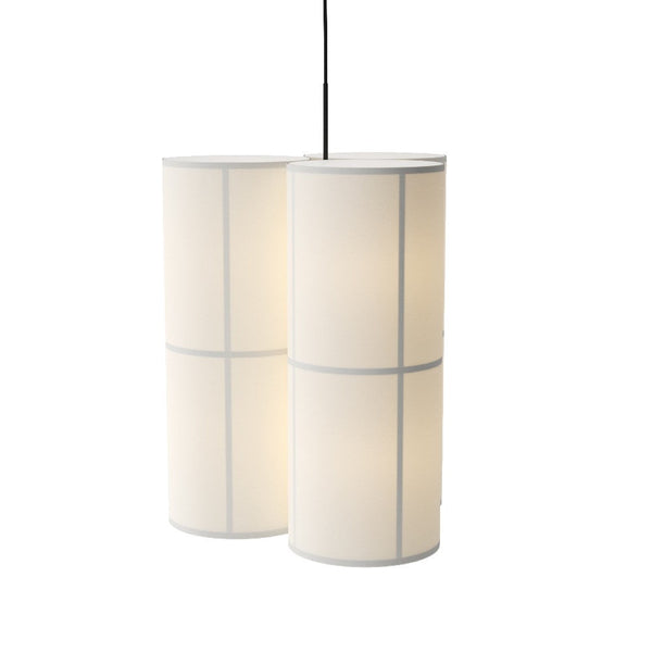 Audo CPH Hashira Pendant Lamp, Cluster - Large (Diam. 60 cm) by Audo Copenhagen - Product Information: A trio of pendants suspended from a black textile cord create the collection’s cluster light, bringing the same sense of understated luxury and calm to