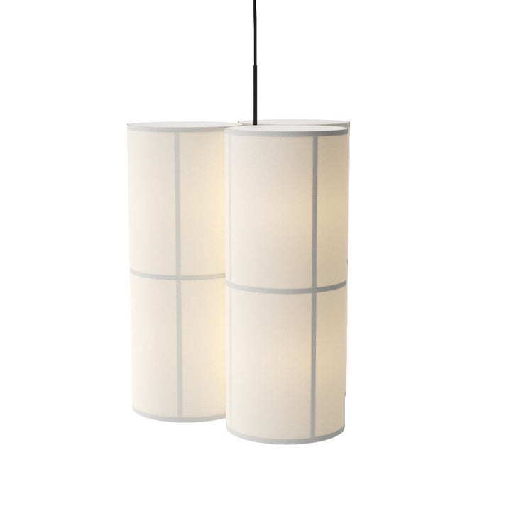 Audo CPH Hashira Pendant Lamp, Cluster - Large (Diam. 60 cm) by Audo Copenhagen - Product Information: A trio of pendants suspended from a black textile cord create the collection’s cluster light, bringing the same sense of understated luxury and calm to