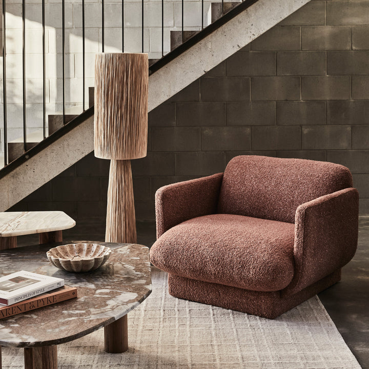 Bonnie Chair The Bonnie Chair is a luxurious and inviting armchair that combines comfort, style, and contemporary elegance. With its generous size, the Bonnie Chair offers ample space for relaxation. For enhanced comfort, the Bonnie Chair features a plush