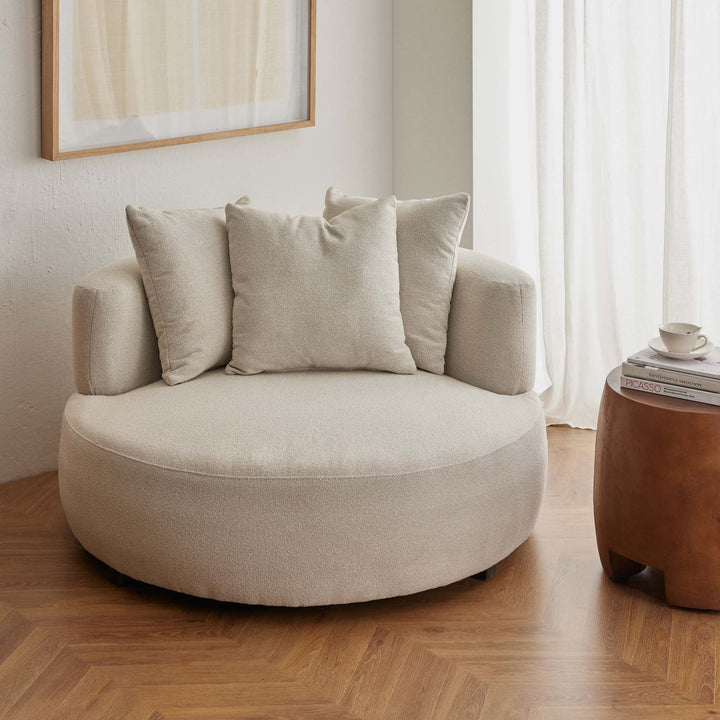 Shop Claudia XL Chair Raffia - Stylish Oversize Comfort at beon.com.au