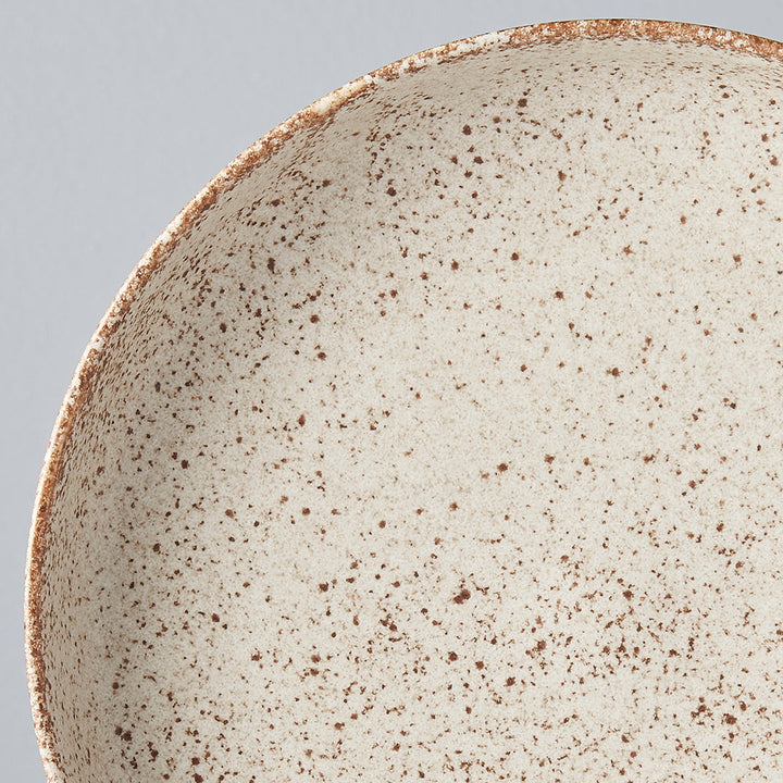 Plate High Rim 20cm Sand Fade Glaze