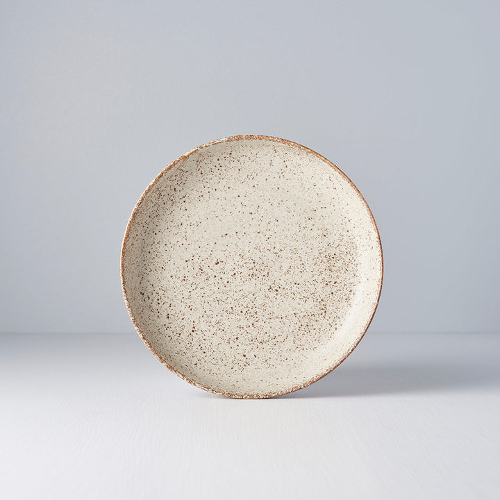 Plate High Rim 20cm Sand Fade Glaze