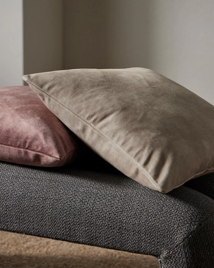 Ava Dusk - Elegant Velvet Cushion in Soft Purple Discover the luxurious Ava Dusk cushion in soft purple. Perfect for any decor with its rich texture and low maintenance design.