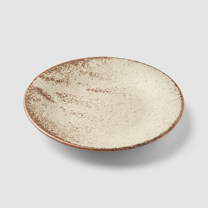 Tapas Plate 17cm Sand Fade Glaze