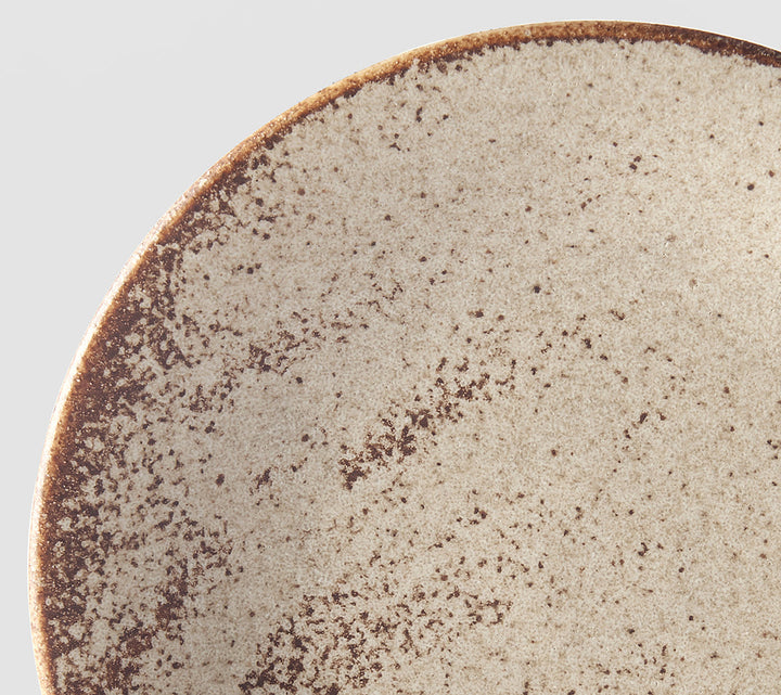 Tapas Plate 17cm Sand Fade Glaze