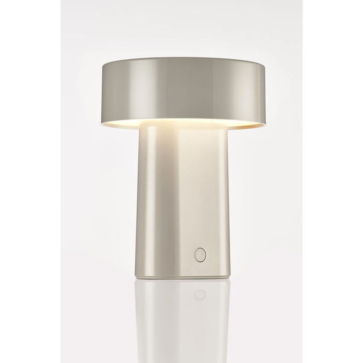 Portable Oblong Lamp Warm Grey by Zone Denmark
