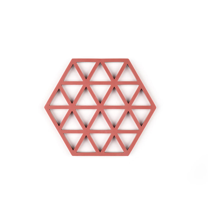 Silicone Triangles Trivet Burned Red by Zone Denmark