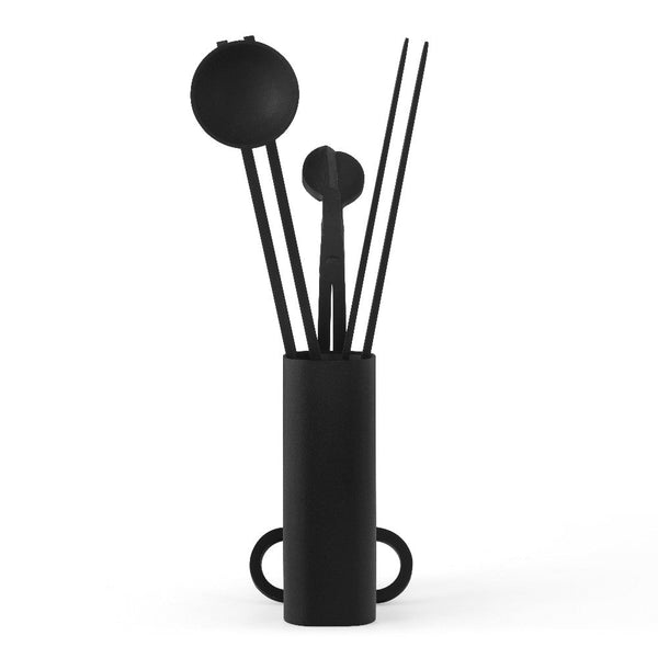Audo CPH Clip Candle Care Kit by Audo Copenhagen - Product Information: Designed for optimal candle care and performance, the four-piece Candle Care Kit includes elegant tools in powder-coated metal. A candle snuffer, wick trimmer and pick ensure less smo