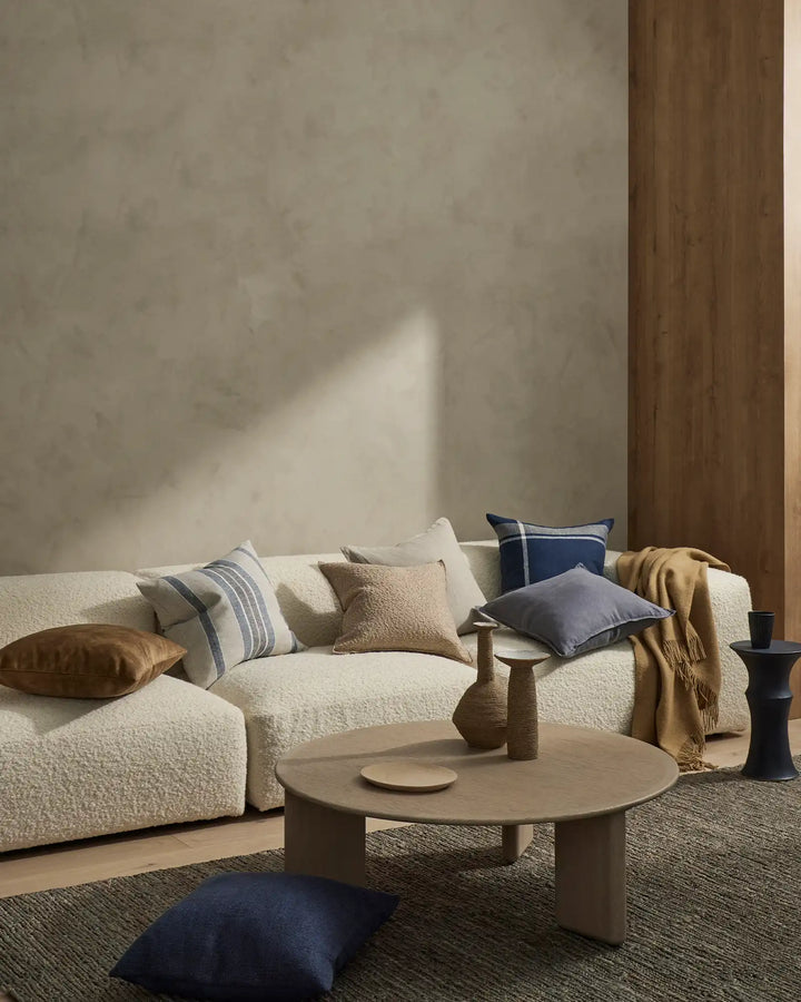 Como Smoke Linen Cushion - Premium Quality Elevate your space with Como Smoke, a stylish grey linen cushion crafted from the finest European fabric.