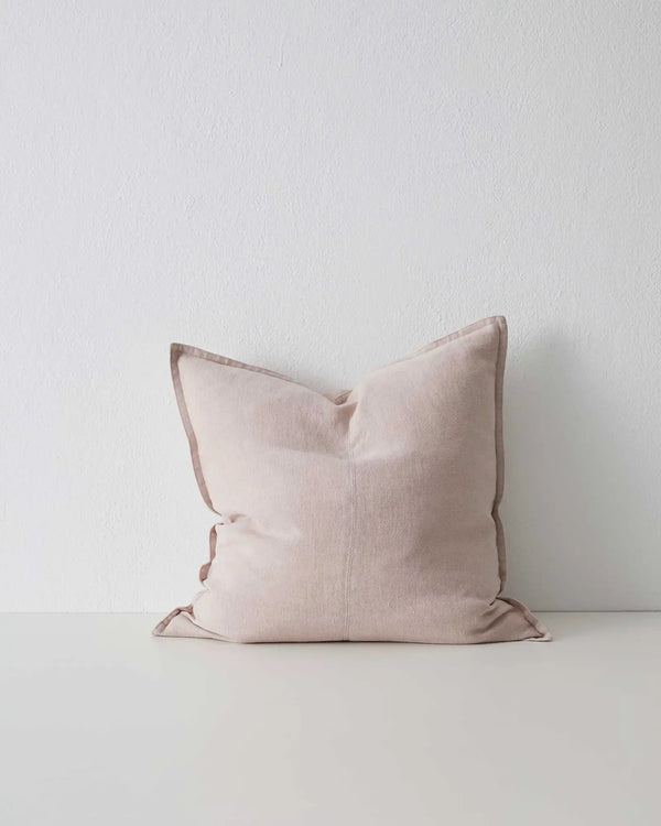 Como Blush - Premium Linen Cushion Discover Como Blush, a soft pink linen cushion with luxurious finish. Perfect for your neutral decor, available in unique lumbar sizes.