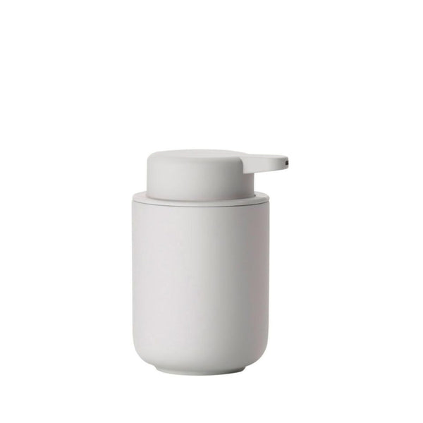 Ume Soap Dispenser, Small, H12.8cm, Soft Grey