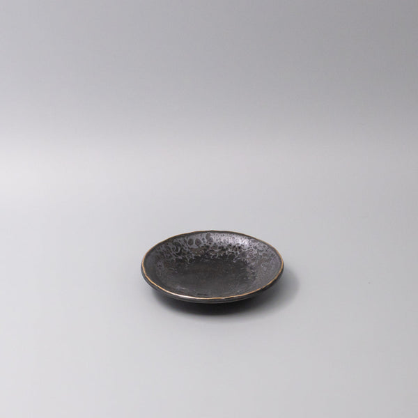 Plate 13cm Black Pearl Glaze