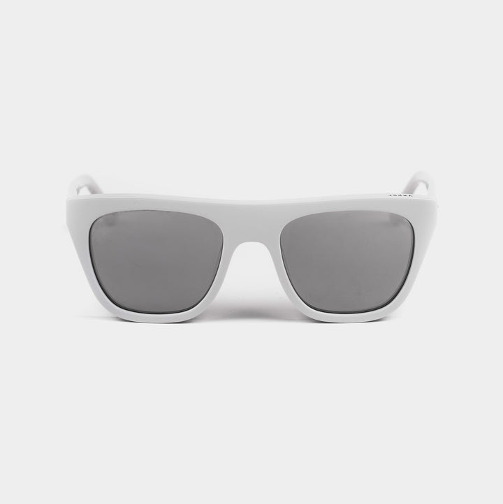 Vaanyard VAPOR. Concrete Gloss | Silver Flash Sunglasses