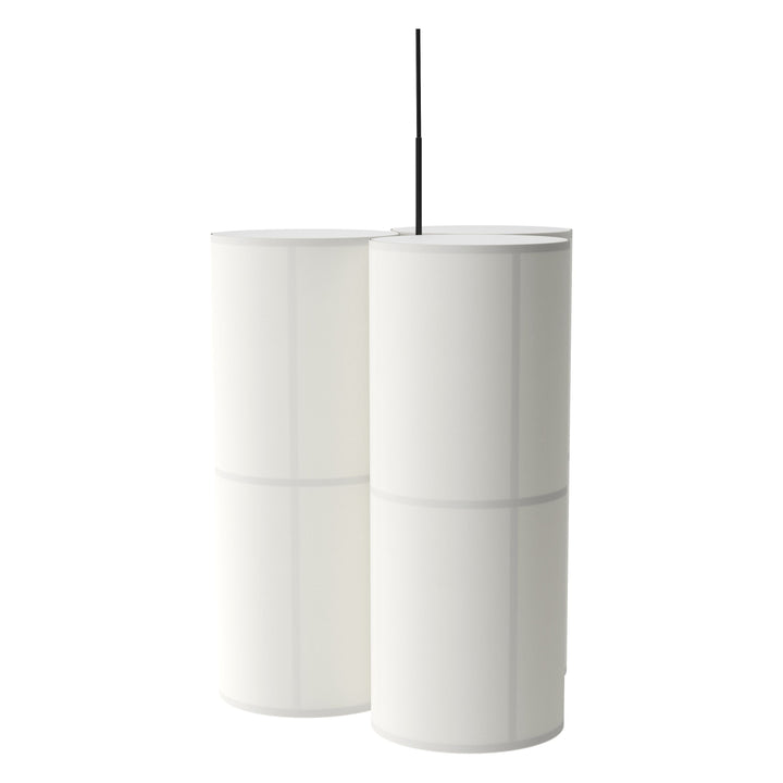 Hashira Pendant Cluster Lamp by Audo Copenhagen - A trio of pendants suspended from a black textile cord create the collection’s cluster light, bringing the same sense of understated luxury and calm to interior spaces as the other designs in the collectio