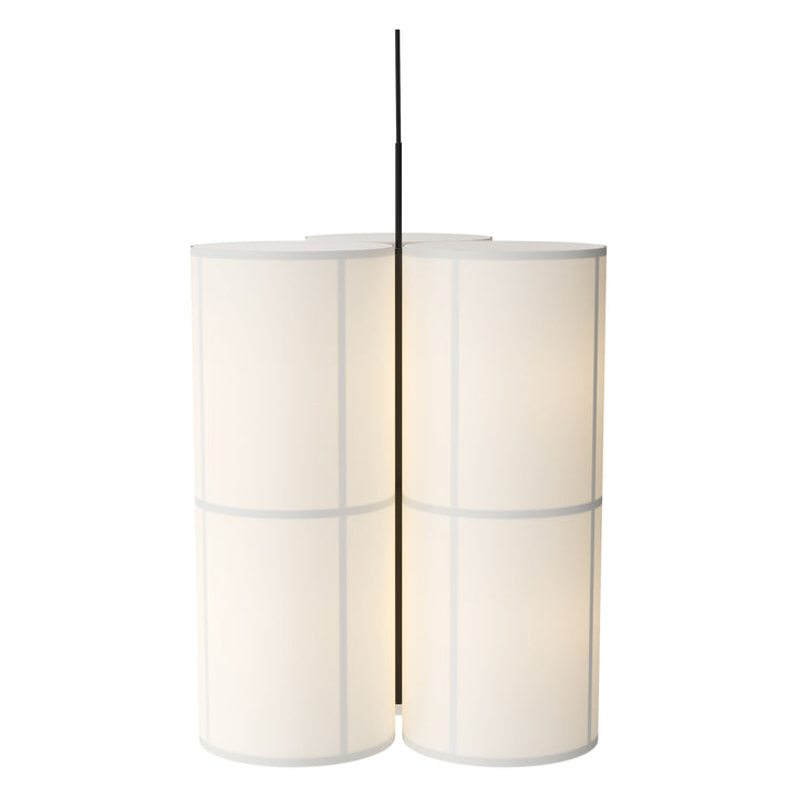 Hashira Pendant Cluster Lamp by Audo Copenhagen - A trio of pendants suspended from a black textile cord create the collection’s cluster light, bringing the same sense of understated luxury and calm to interior spaces as the other designs in the collectio