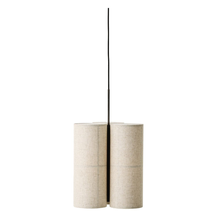 Hashira Pendant Cluster Lamp by Audo Copenhagen - A trio of pendants suspended from a black textile cord create the collection’s cluster light, bringing the same sense of understated luxury and calm to interior spaces as the other designs in the collectio