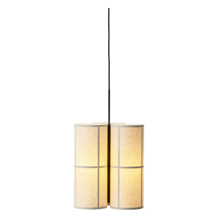 Hashira Pendant Cluster Lamp by Audo Copenhagen - A trio of pendants suspended from a black textile cord create the collection’s cluster light, bringing the same sense of understated luxury and calm to interior spaces as the other designs in the collectio