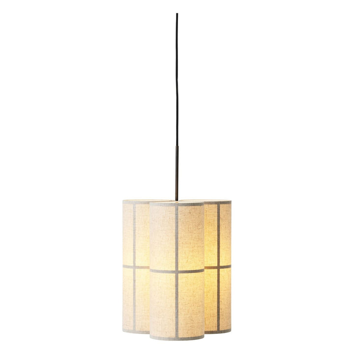Hashira Pendant Cluster Lamp by Audo Copenhagen - A trio of pendants suspended from a black textile cord create the collection’s cluster light, bringing the same sense of understated luxury and calm to interior spaces as the other designs in the collectio