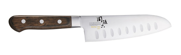 Shun Seki Magoroku Benifuji Scalloped Santoku 16.5cm