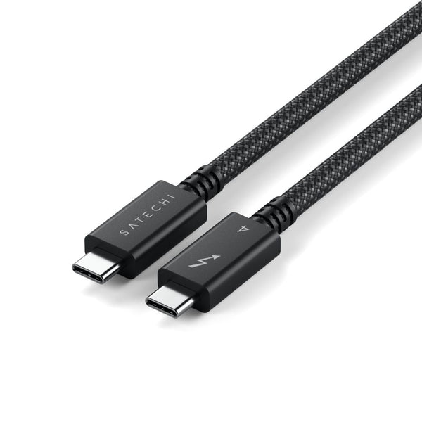 Satechi Thunderbolt 4 Pro Cable 1 M (Space Grey) Access ultra-fast speeds and seamless data transfers with Satechi’s Thunderbolt 4 Pro Cable. Featuring a durable black braided design that coils without tangling, this 1-metre passive Thunderbolt 4 cable su