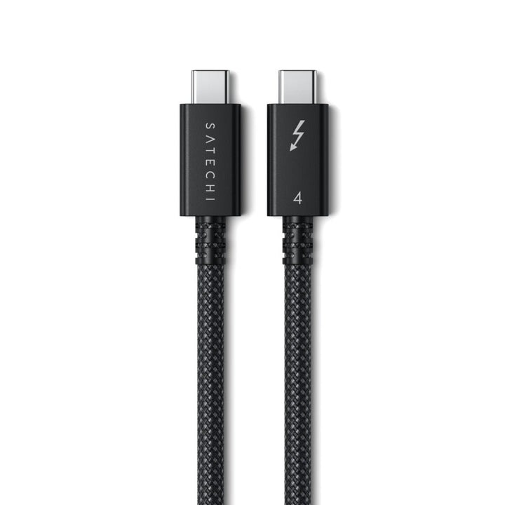 Satechi Thunderbolt 4 Pro Cable 1 M (Space Grey) Access ultra-fast speeds and seamless data transfers with Satechi’s Thunderbolt 4 Pro Cable. Featuring a durable black braided design that coils without tangling, this 1-metre passive Thunderbolt 4 cable su