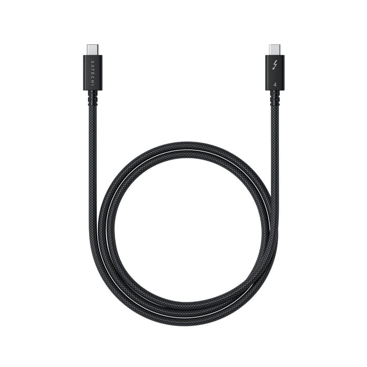 Satechi Thunderbolt 4 Pro Cable 1 M (Space Grey) Access ultra-fast speeds and seamless data transfers with Satechi’s Thunderbolt 4 Pro Cable. Featuring a durable black braided design that coils without tangling, this 1-metre passive Thunderbolt 4 cable su