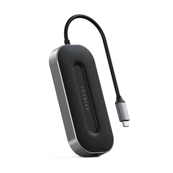 Satechi USB4 Multiport Adapter with 2.5G Ethernet (Space Grey) Add greater connectivity to your workspace with the Satechi USB-4 Multiport Adapter with 2.5G Ethernet. Featuring next-gen USB4 protocols for better bandwidth management and data transfer, you