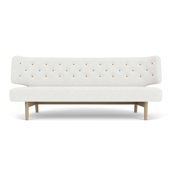 Radiohus 2 Seater Sofa by Audo Copenhagen - An exclusive and rare design from Vilhelm Lauritzen, the Radiohus Sofa was designed for Denmark’s Radio House – today the Royal Danish Academy of Music – in 1936. A pioneering piece of Nordic Functionalism, the