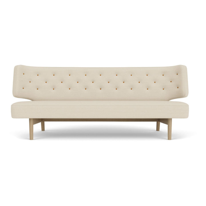 Radiohus 2 Seater Sofa by Audo Copenhagen - An exclusive and rare design from Vilhelm Lauritzen, the Radiohus Sofa was designed for Denmark’s Radio House – today the Royal Danish Academy of Music – in 1936. A pioneering piece of Nordic Functionalism, the