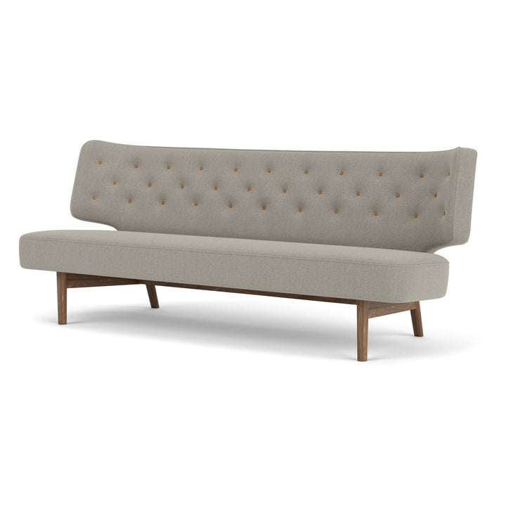 Radiohus 2 Seater Sofa by Audo Copenhagen - An exclusive and rare design from Vilhelm Lauritzen, the Radiohus Sofa was designed for Denmark’s Radio House – today the Royal Danish Academy of Music – in 1936. A pioneering piece of Nordic Functionalism, the