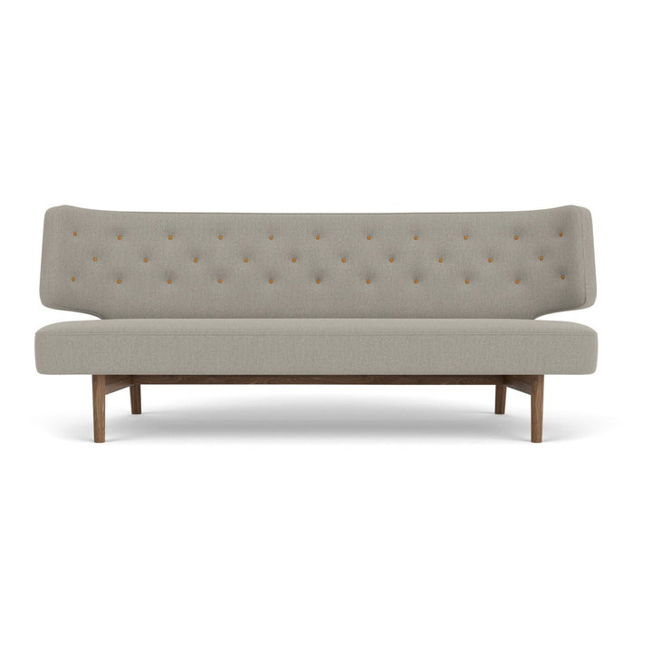 Radiohus 2 Seater Sofa by Audo Copenhagen - An exclusive and rare design from Vilhelm Lauritzen, the Radiohus Sofa was designed for Denmark’s Radio House – today the Royal Danish Academy of Music – in 1936. A pioneering piece of Nordic Functionalism, the
