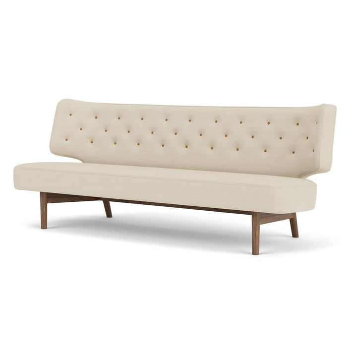 Radiohus 2 Seater Sofa by Audo Copenhagen - An exclusive and rare design from Vilhelm Lauritzen, the Radiohus Sofa was designed for Denmark’s Radio House – today the Royal Danish Academy of Music – in 1936. A pioneering piece of Nordic Functionalism, the