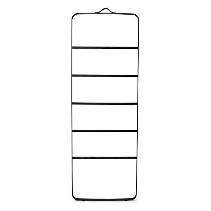 Norm Towel Ladder by Audo Copenhagen - An informal and flexible piece of oak and steel furniture made for storing towels and accessories in the bathroom, clothes in the bedroom or scarves and coats in the hallway, our Towel Ladder in powder coated steel a