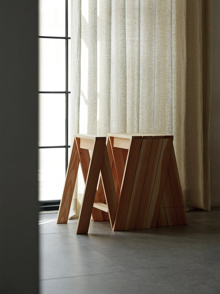 Audo Copenhagen Ishinomaki AA STOOL, 2 pcs. by Audo Copenhagen - Audo holds exclusive distribution rights for the Ishinomaki AA STOOL across the Nordic region.* Originating in Japan in 2011 following a severe earthquake, Ishinomaki Laboratory began as a c