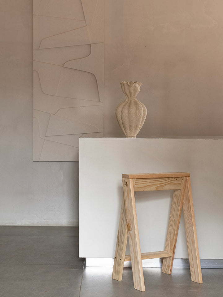 Audo Copenhagen Ishinomaki AA STOOL, 2 pcs. by Audo Copenhagen - Audo holds exclusive distribution rights for the Ishinomaki AA STOOL across the Nordic region.* Originating in Japan in 2011 following a severe earthquake, Ishinomaki Laboratory began as a c