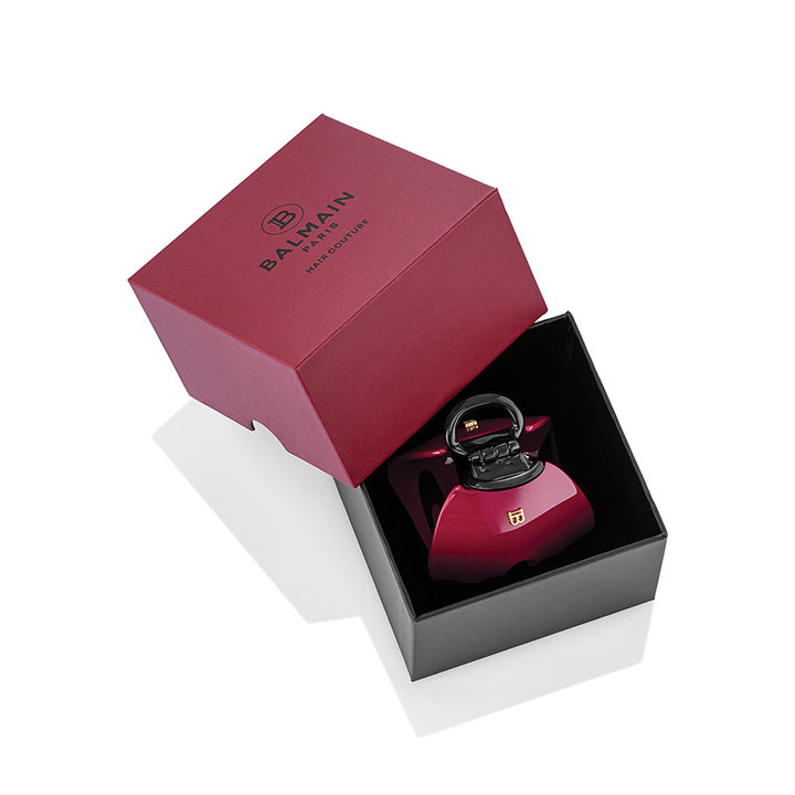 Balmain SS25 Jumbo Hair Pinch Clip Burgundy