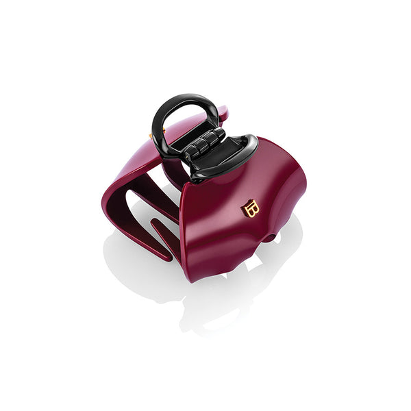 Balmain SS25 Jumbo Hair Pinch Clip Burgundy