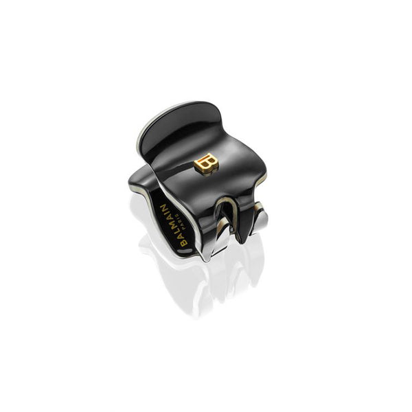 Balmain Extra Small Hair Pinch Clip -   Black/White