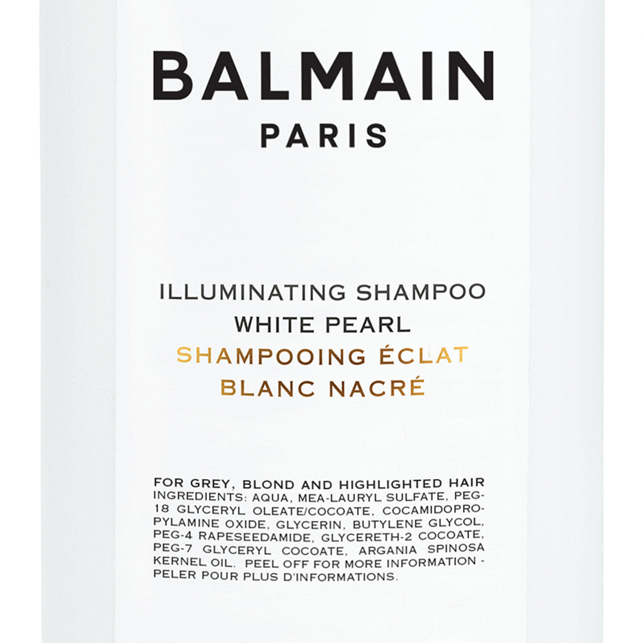 Balmain Paris Illuminating White Pearl Shampoo